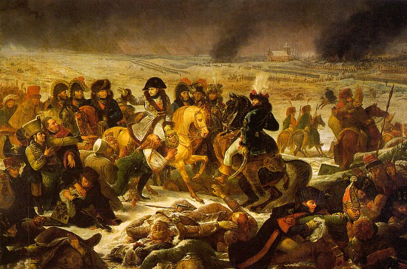 Napolean on the Battlefield of Eylau on 9 February 1807